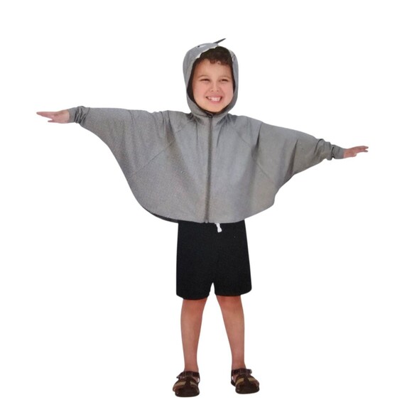 HAZEL + HARPER UPF Swim Coverup Gray Full Zipper 2T-4T Unisex - Picture 1 of 10